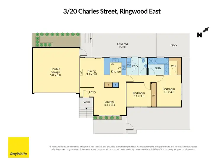 Floorplan of Homely unit listing, 3/20 Charles Street, Ringwood East VIC 3135