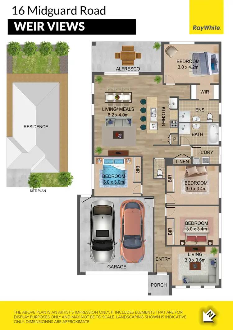 Floorplan of Homely house listing, 16 Midgard Road, Weir Views VIC 3338