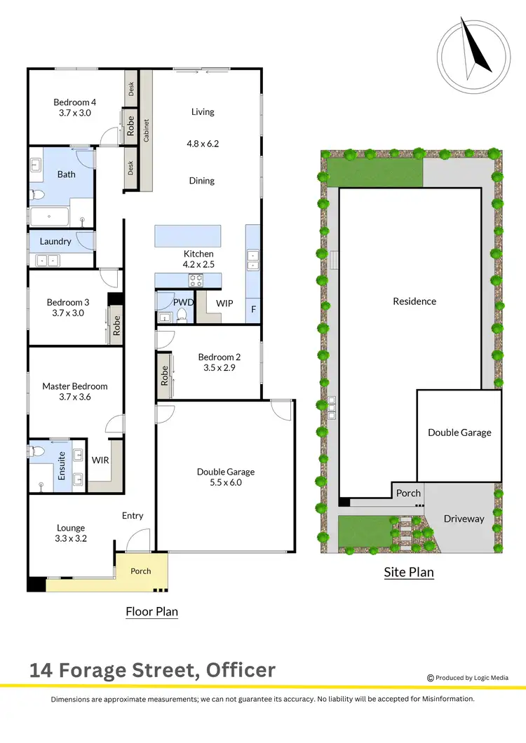 Floorplan of Homely house listing, 14 Forage Street, Officer VIC 3809