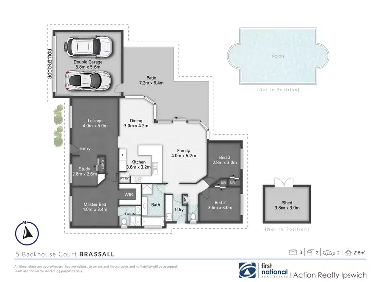 Floorplan of Homely house listing, 5 Backhouse Court, Brassall QLD 4305