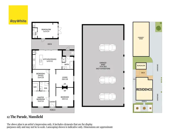 Floorplan of Homely house listing, 12 The Parade, Mansfield VIC 3722