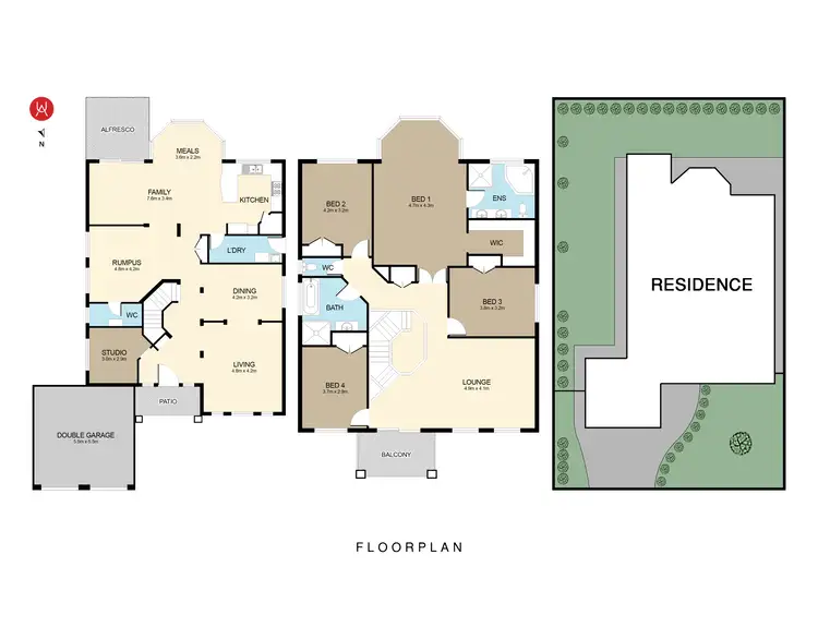 Floorplan of Homely house listing, 68 Lancaster Avenue, Cecil Hills NSW 2171