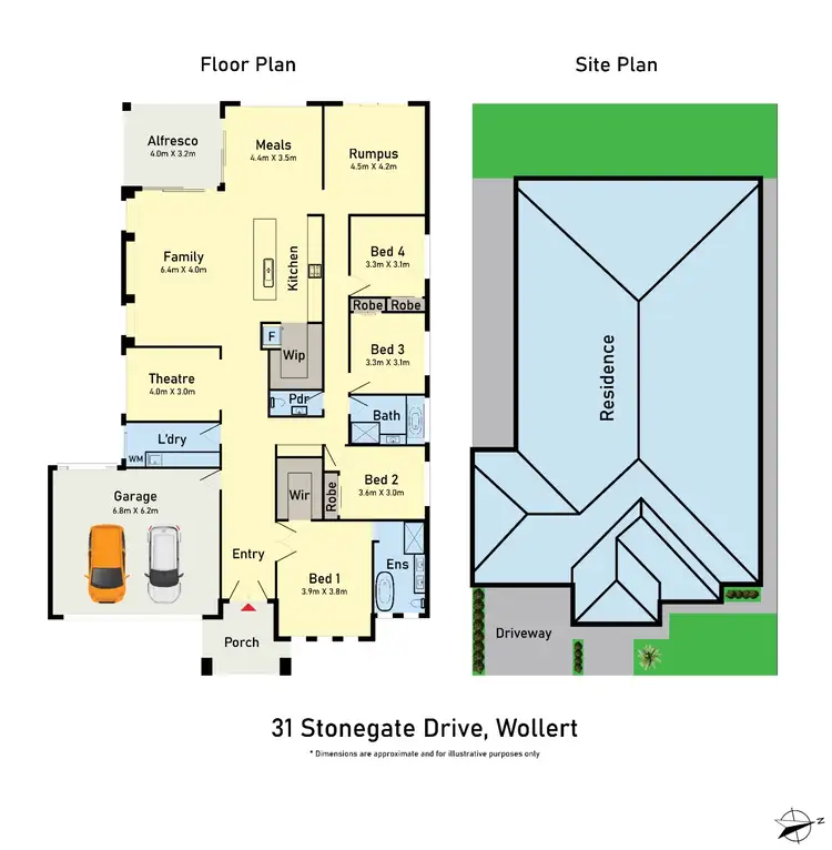 Floorplan of Homely house listing, 31 Stonegate Drive, Wollert VIC 3750