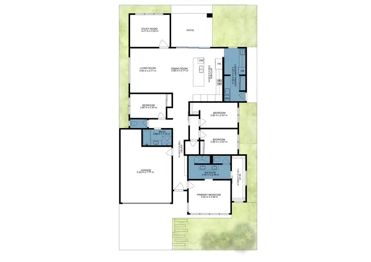 Floorplan of Homely house listing, 6 Anzio Road, Piara Waters WA 6112