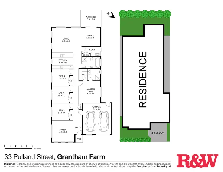 Floorplan of Homely house listing, 33 Putland Street, Grantham Farm NSW 2765