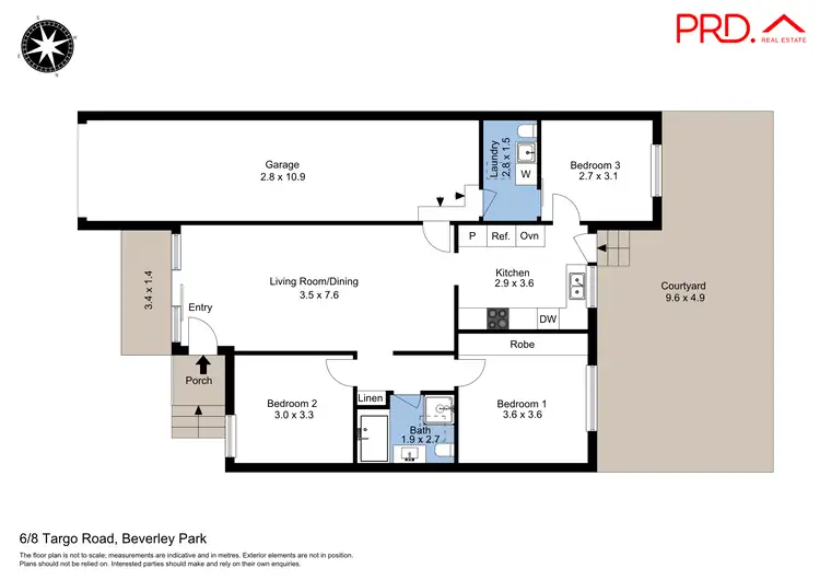 Floorplan of Homely villa listing, 6/8 Targo Road, Beverley Park NSW 2217