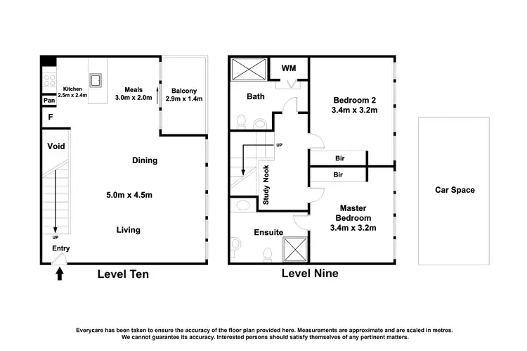 Floorplan of Homely apartment listing, 1003/200 Spencer St, Melbourne VIC 3000
