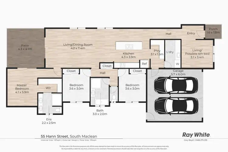 Floorplan of Homely house listing, 55 Hann Street, South Maclean QLD 4280