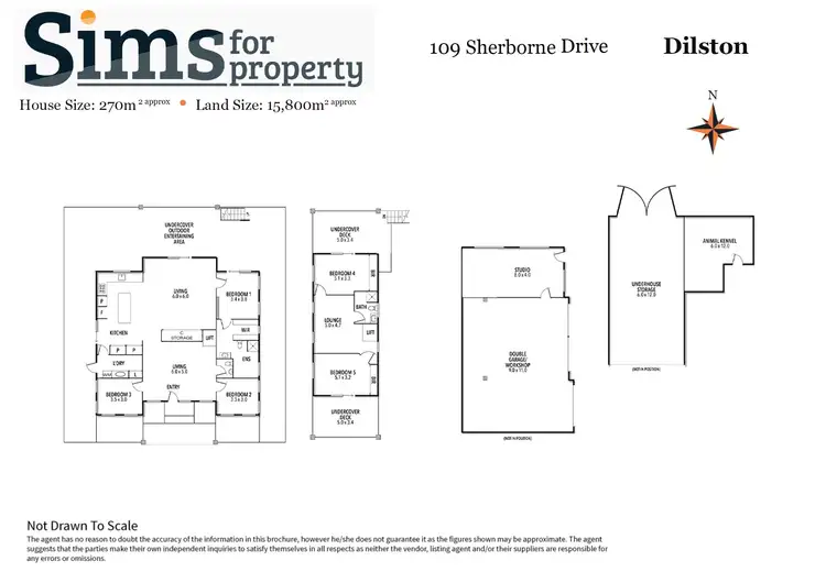 Floorplan of Homely house listing, 109 Sherborne Drive, Dilston TAS 7252