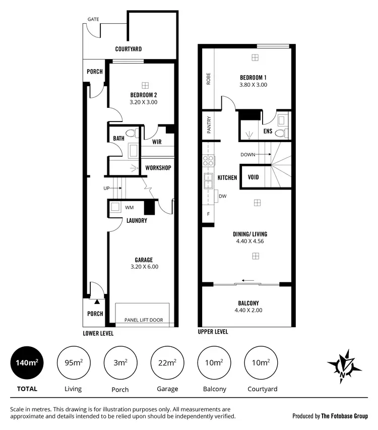 Floorplan of Homely townhouse listing, 10 Providence Place, Port Adelaide SA 5015