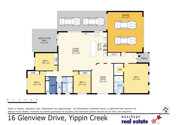 Floorplan of Homely house listing, 16 Glenview Drive, Wauchope NSW 2446