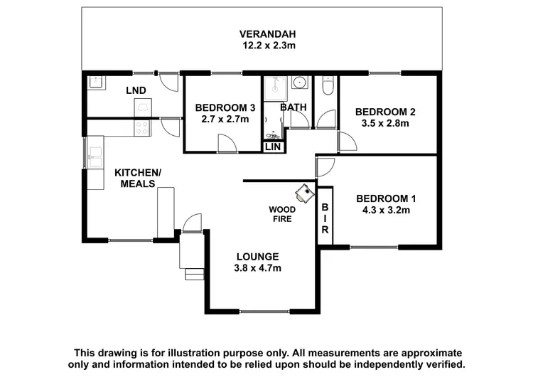 Floorplan of Homely house listing, 47 Densley Avenue, Bordertown SA 5268