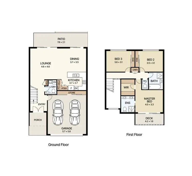 Floorplan of Homely townhouse listing, 39/1 Manacor Place, Coombabah QLD 4216