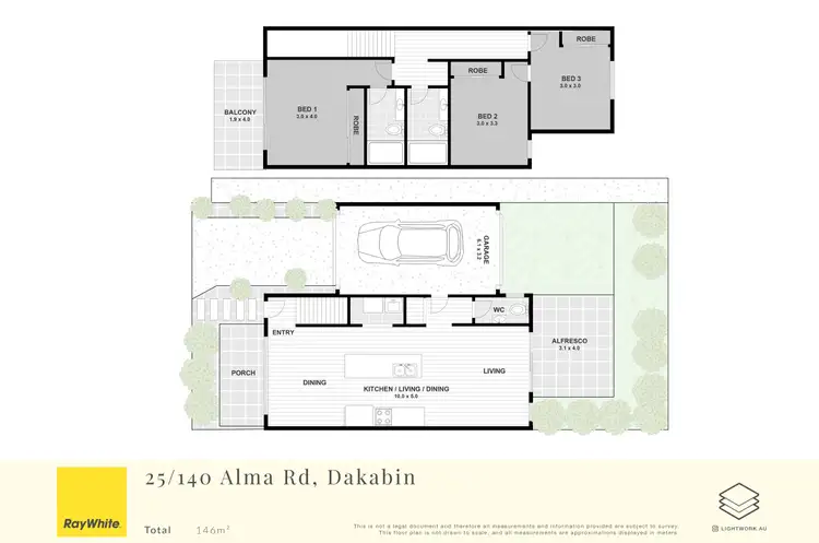 Floorplan of Homely townhouse listing, 25/140 Alma Road, Dakabin QLD 4503
