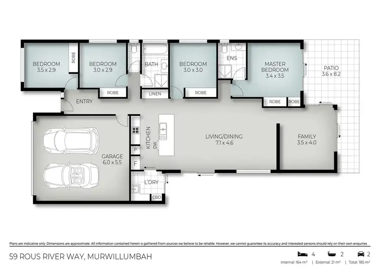 Floorplan of Homely house listing, 57 Rous River Way, Murwillumbah NSW 2484
