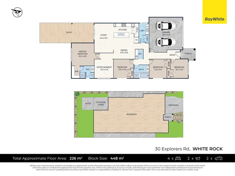Floorplan of Homely house listing, 30 Explorers Road, White Rock QLD 4306