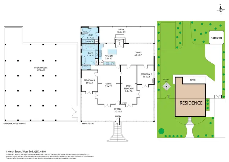 Floorplan of Homely house listing, 1 North Street, West End QLD 4810