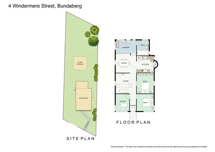 Floorplan of Homely house listing, 4 Windermere Street, Walkervale QLD 4670