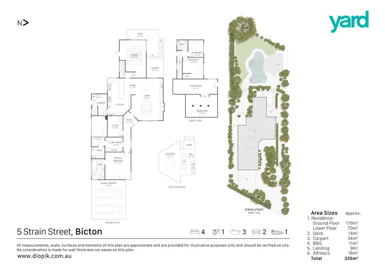Floorplan of Homely house listing, 5 Strain Street, Bicton WA 6157