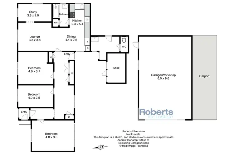 Floorplan of Homely house listing, 46 South Road, Penguin TAS 7316