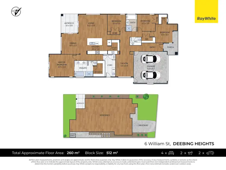 Floorplan of Homely house listing, 6 William Street, Deebing Heights QLD 4306