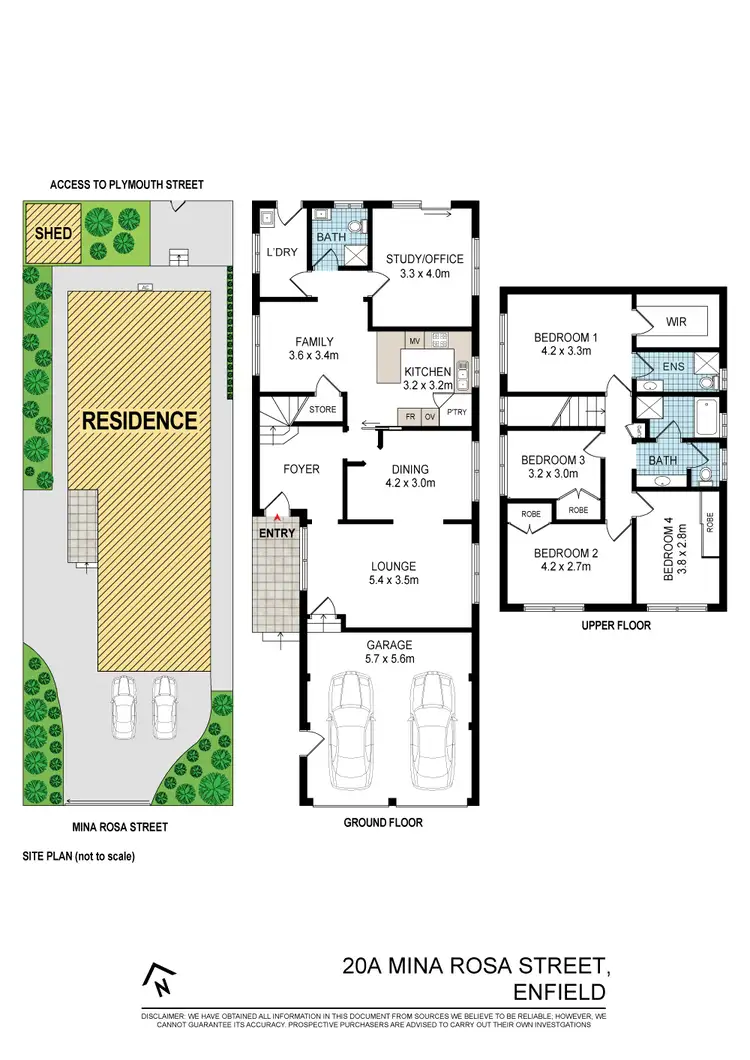 Floorplan of Homely house listing, 20a MINA ROSA STREET, Enfield NSW 2136