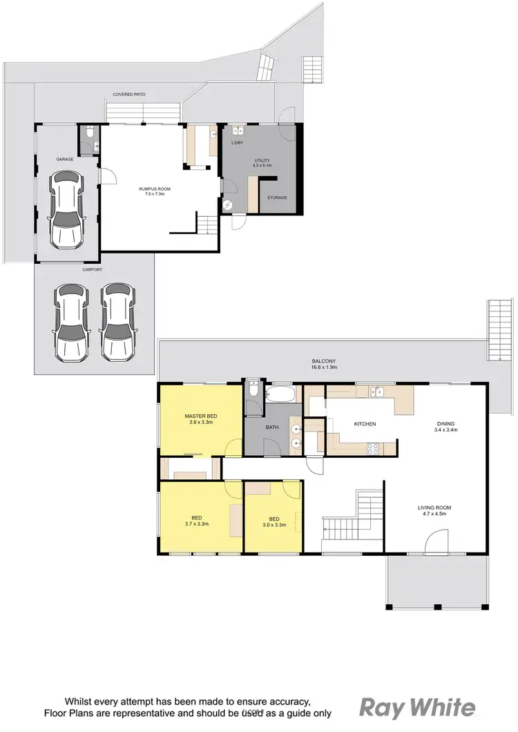 Floorplan of Homely house listing, 36 View Crescent, Arana Hills QLD 4054