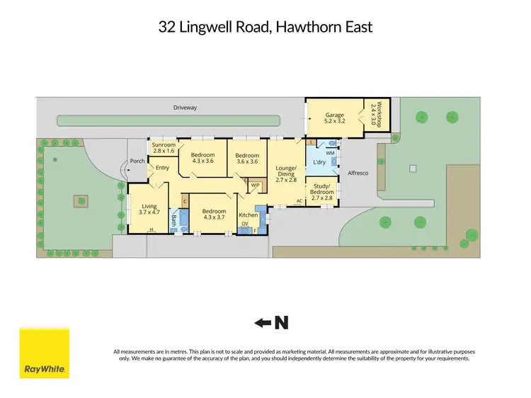 Floorplan of Homely house listing, 32 Lingwell Road, Hawthorn East VIC 3123