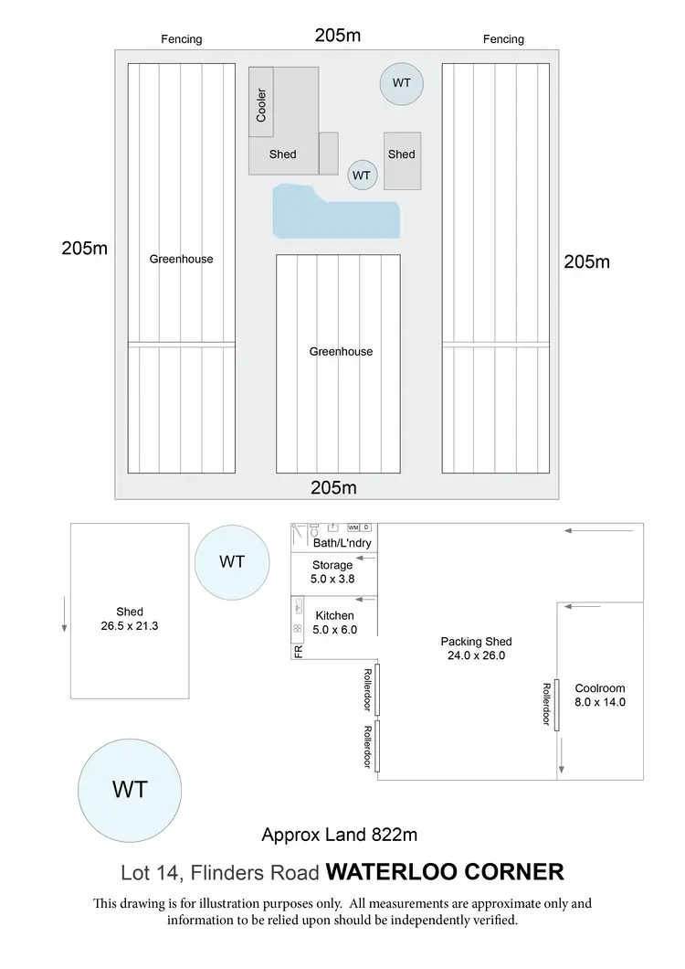 Floorplan of Homely land listing, LOT 14 Flinders Road, Waterloo Corner SA 5110