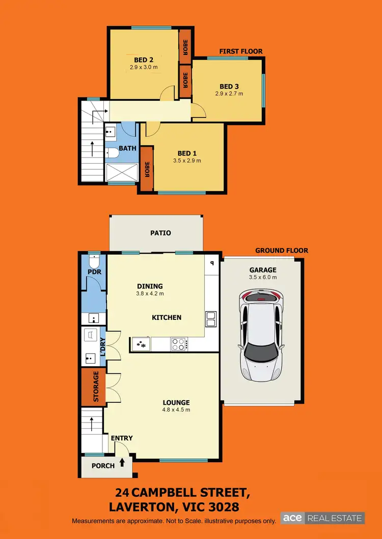 Floorplan of Homely townhouse listing, Lot 2/24 Campbell Street, Laverton VIC 3028