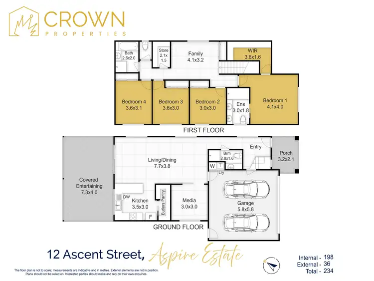 Floorplan of Homely house listing, 12 Ascent Street, Griffin QLD 4503