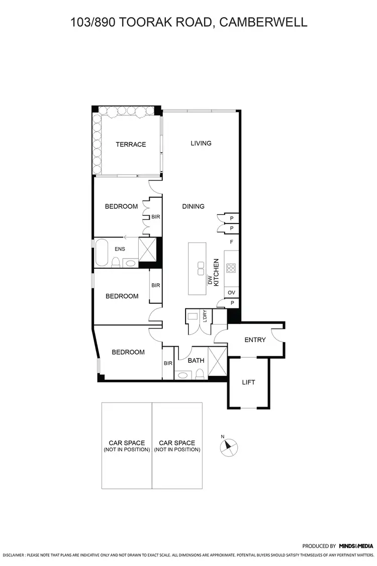 Floorplan of Homely apartment listing, 103/890 Toorak Road, Camberwell VIC 3124