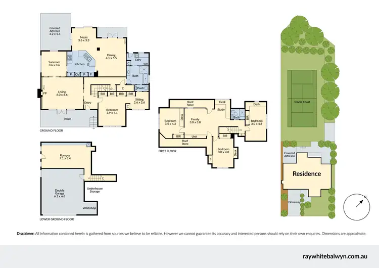 Floorplan of Homely house listing, 3 Grieve Street, Balwyn North VIC 3104
