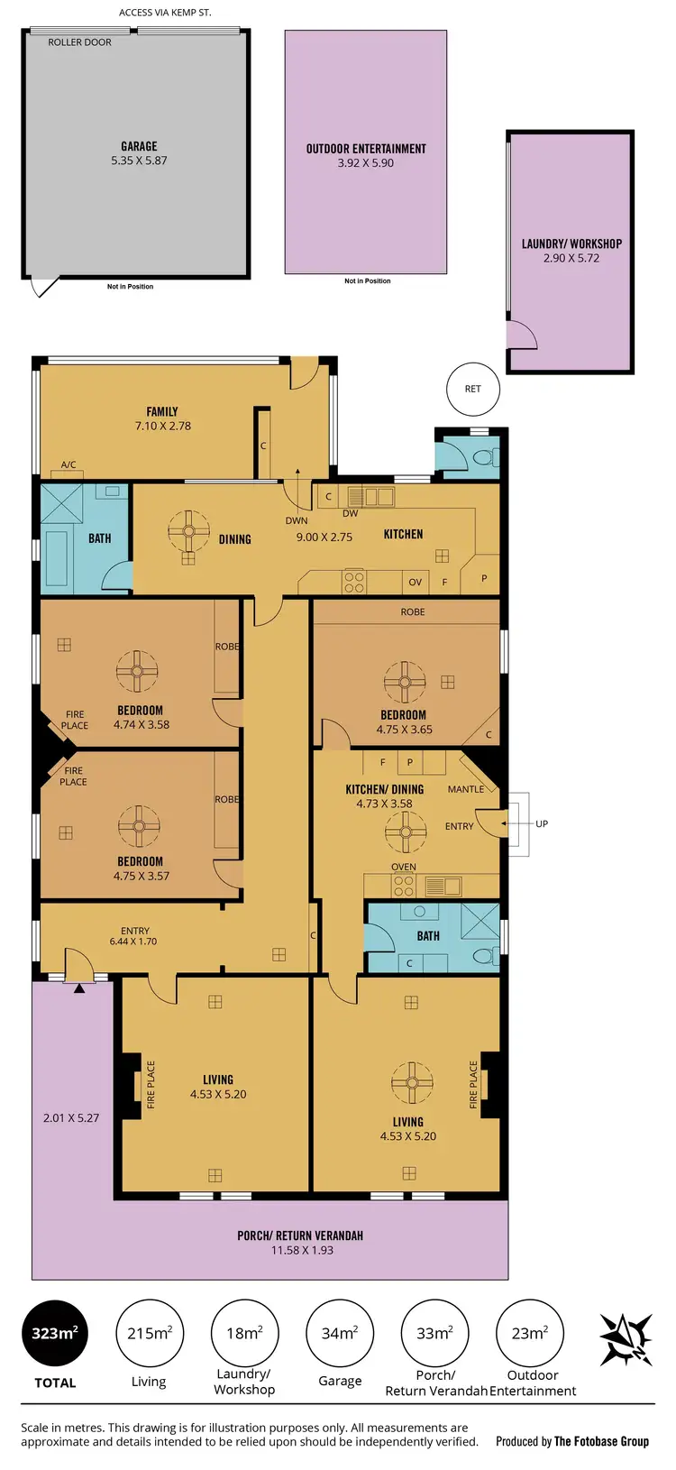 Floorplan of Homely house listing, 12 Russell Terrace, Woodville SA 5011
