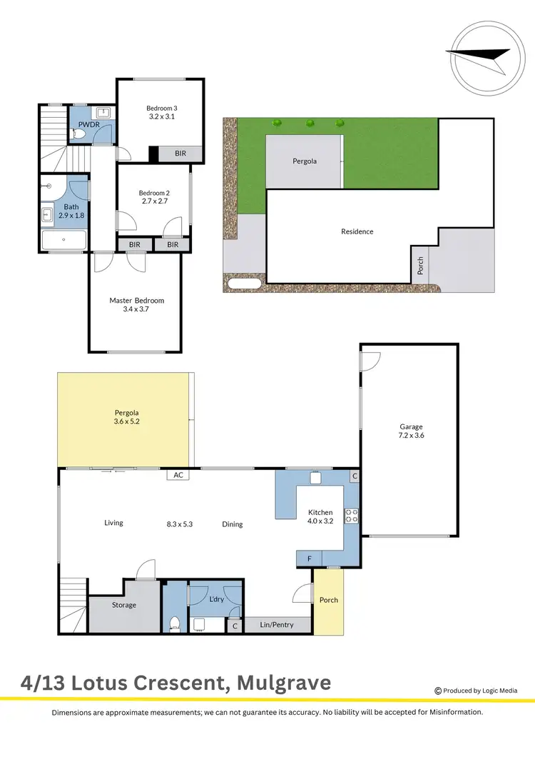 Floorplan of Homely townhouse listing, 4/13 Lotus Crescent, Mulgrave VIC 3170