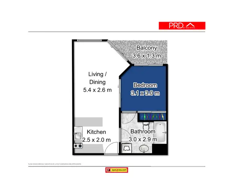 Floorplan of Homely unit listing, 316/99 Griffith Street, Coolangatta QLD 4225
