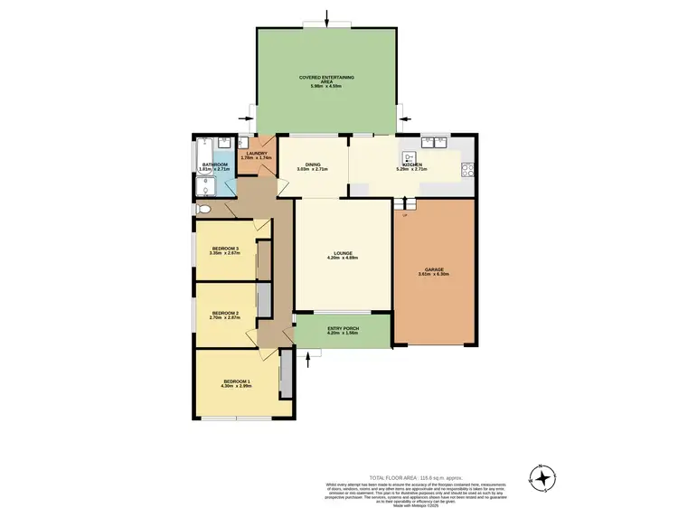 Floorplan of Homely house listing, 11 Brigadoon Circuit, Oak Flats NSW 2529