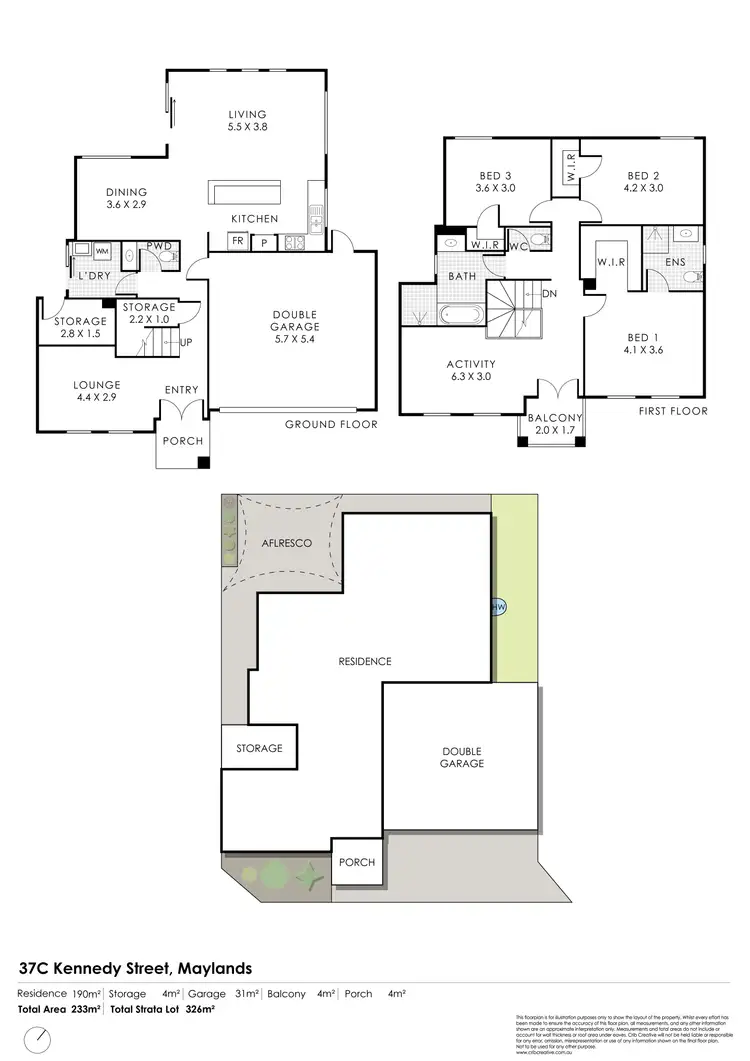 Floorplan of Homely house listing, 37C Kennedy Street, Maylands WA 6051