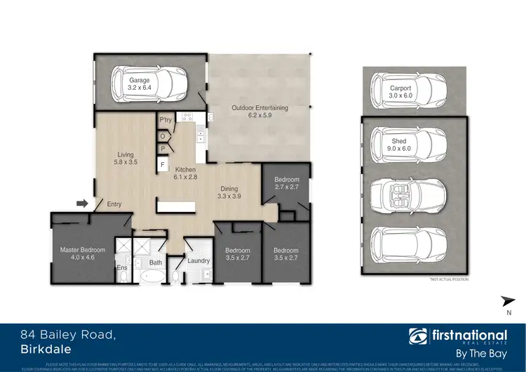 Floorplan of Homely house listing, 84 Bailey Road, Birkdale QLD 4159