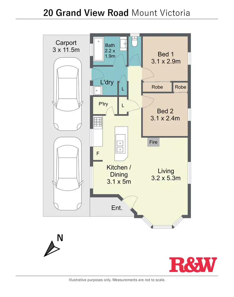 Floorplan of Homely house listing, 20 Grand View Road, Mount Victoria NSW 2786
