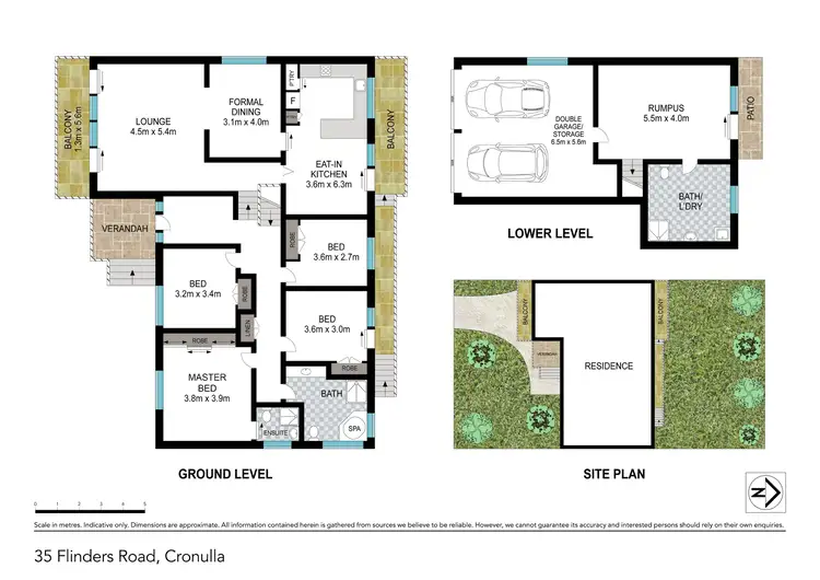 Floorplan of Homely house listing, 35 Flinders Road, Cronulla NSW 2230