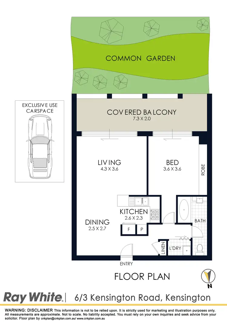 Floorplan of Homely apartment listing, 6/3-5 Kensington Rd, Kensington NSW 2033