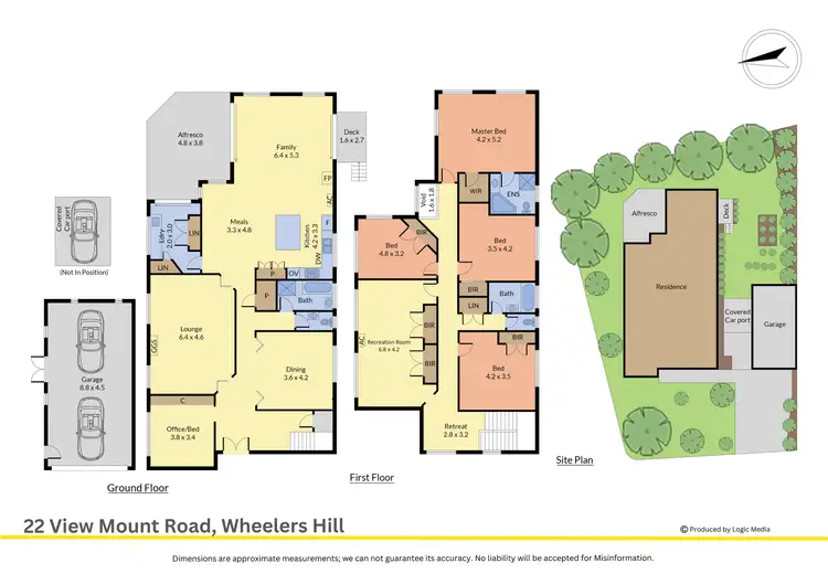 Floorplan of Homely house listing, 22 View Mount Road, Wheelers Hill VIC 3150