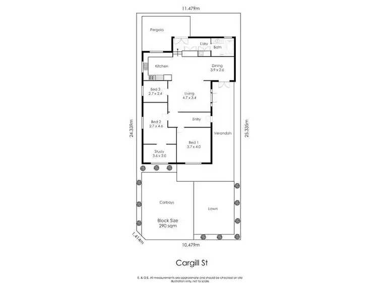 Floorplan of Homely house listing, 84 Cargill Street, Victoria Park WA 6100
