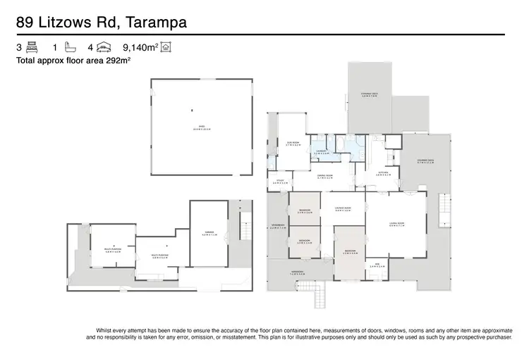 Floorplan of Homely house listing, 89 Litzows Road, Tarampa QLD 4311