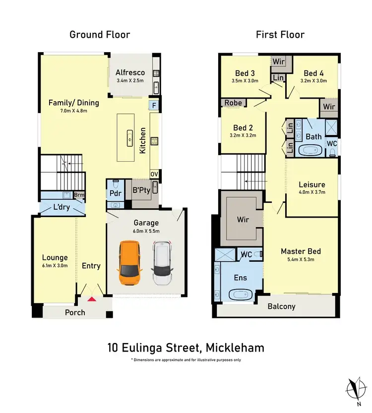 Floorplan of Homely house listing, 10 Eulinga Street, Mickleham VIC 3064