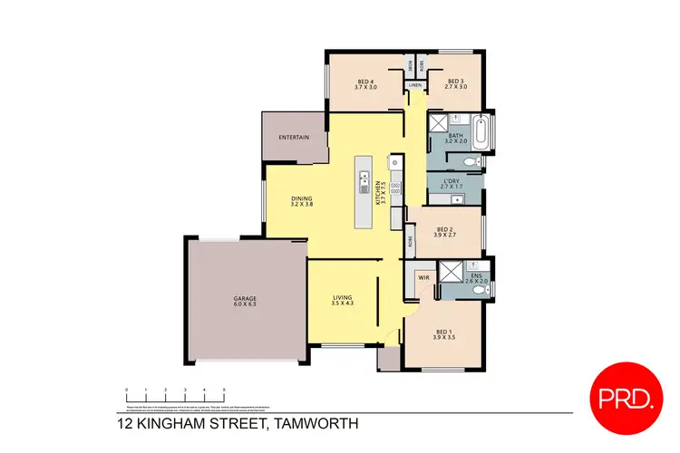 Floorplan of Homely house listing, 12 Kingham Street, Tamworth NSW 2340
