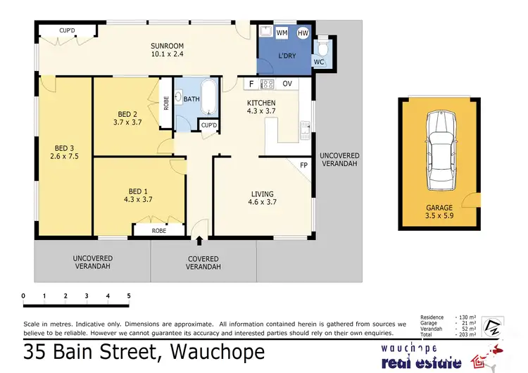 Floorplan of Homely house listing, 35 Bain Street, Wauchope NSW 2446