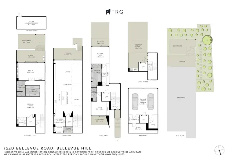 Floorplan of Homely house listing, 124D Bellevue Road, Bellevue Hill NSW 2023