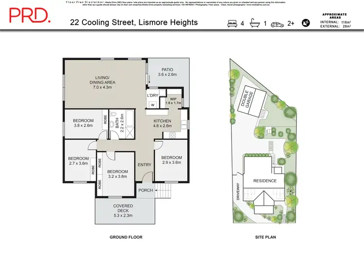 Floorplan of Homely house listing, 22 Cooling Street, Lismore Heights NSW 2480